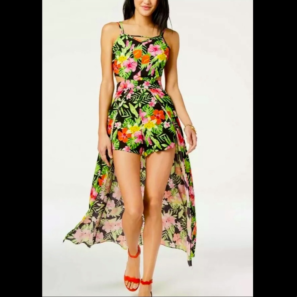 The Edit by Seventeen Floral Maxi Romper